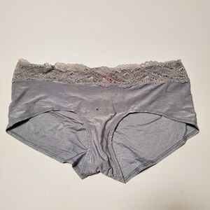 La Senza Lace Trim Gray Women's Panties